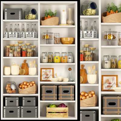 食物调料摆件3D模型下载